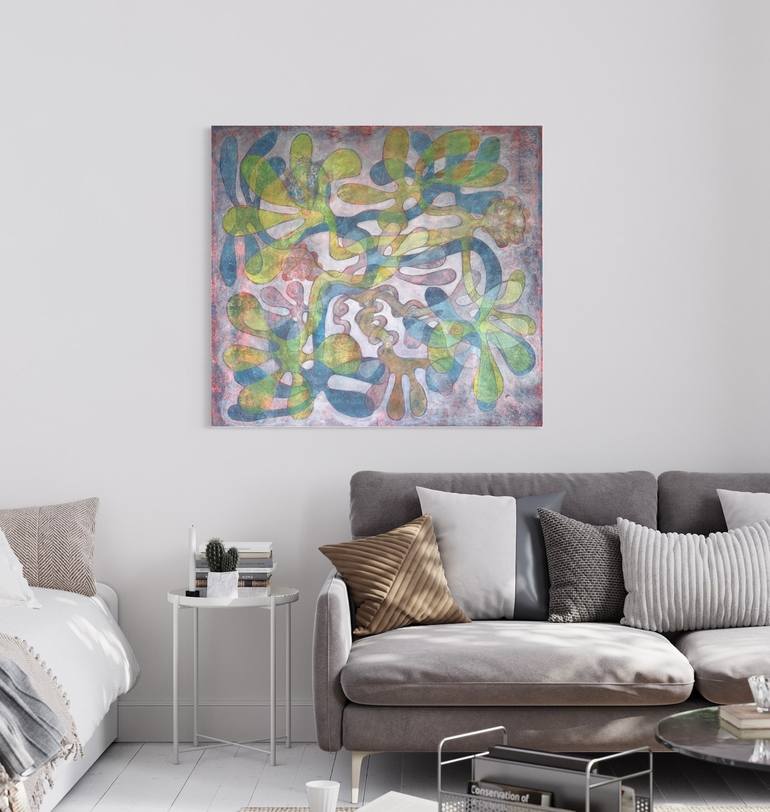 Original Abstract Painting by Maarit Korhonen