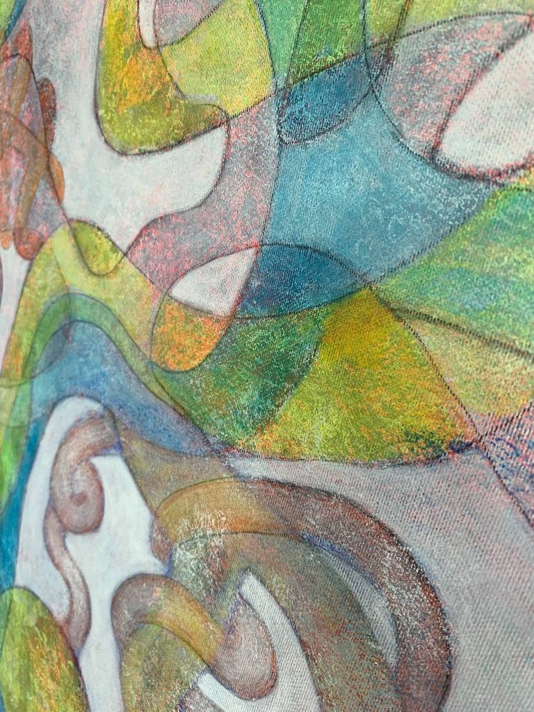 Original Abstract Expressionism Abstract Painting by Maarit Korhonen