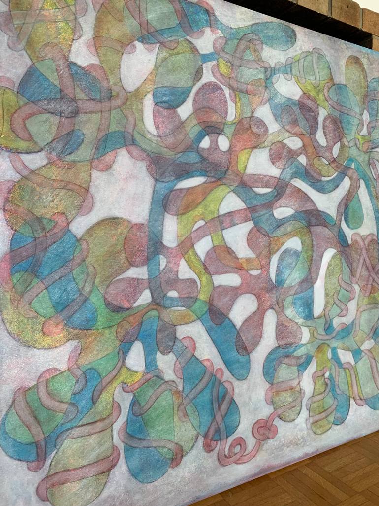 Original Abstract Expressionism Abstract Painting by Maarit Korhonen