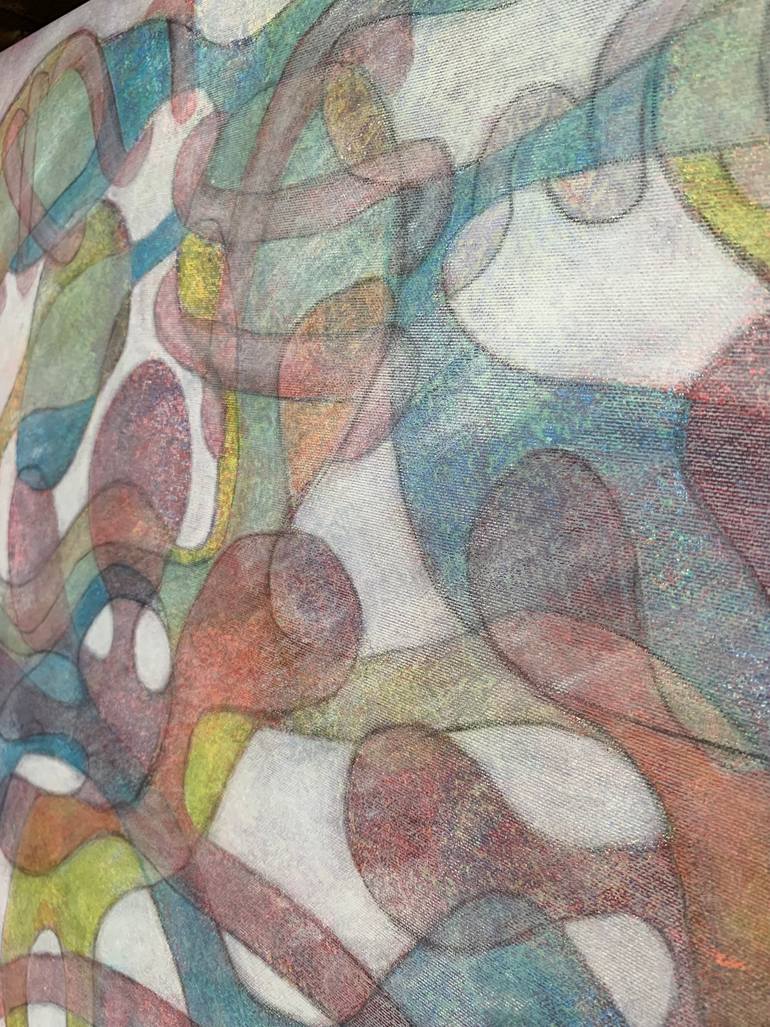 Original Abstract Expressionism Abstract Painting by Maarit Korhonen