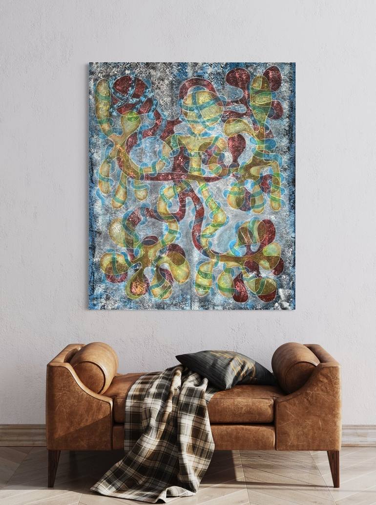 Original Contemporary Abstract Painting by Maarit Korhonen