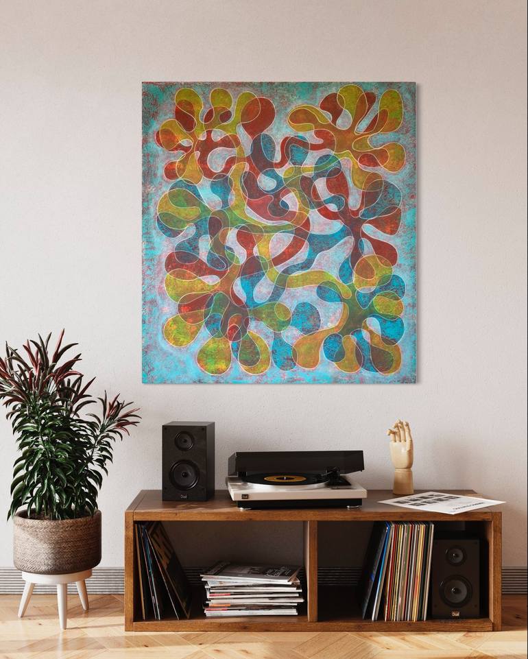 Original Contemporary Abstract Painting by Maarit Korhonen