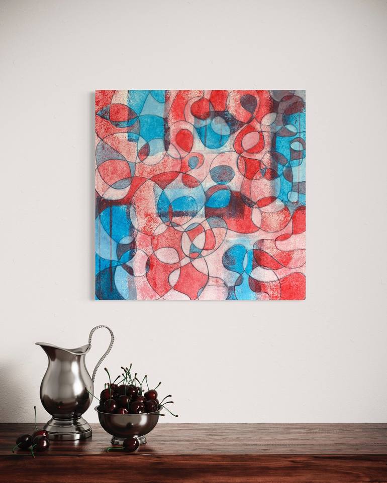 Original Abstract Painting by Maarit Korhonen