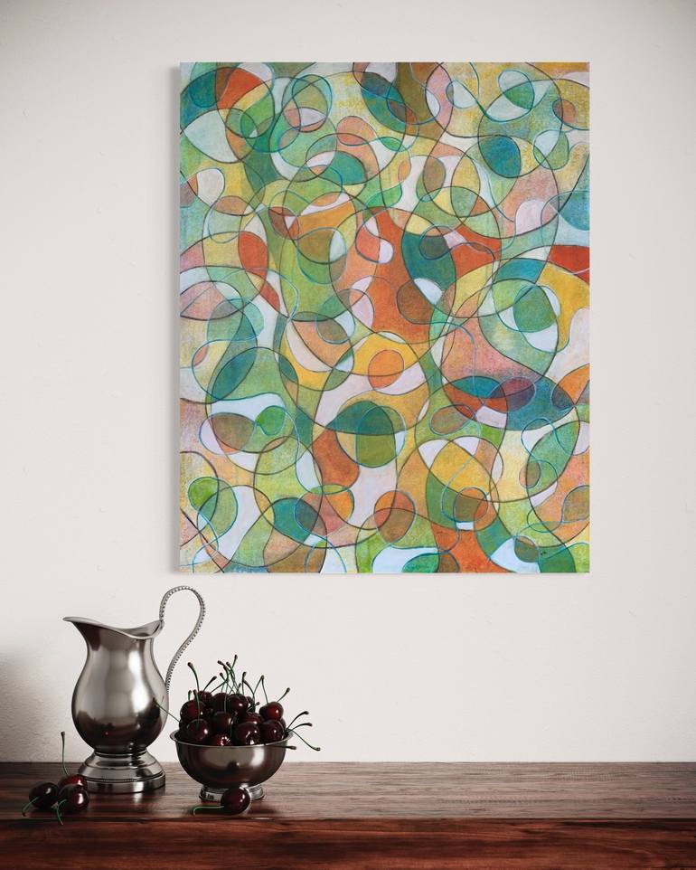 Original Abstract Painting by Maarit Korhonen