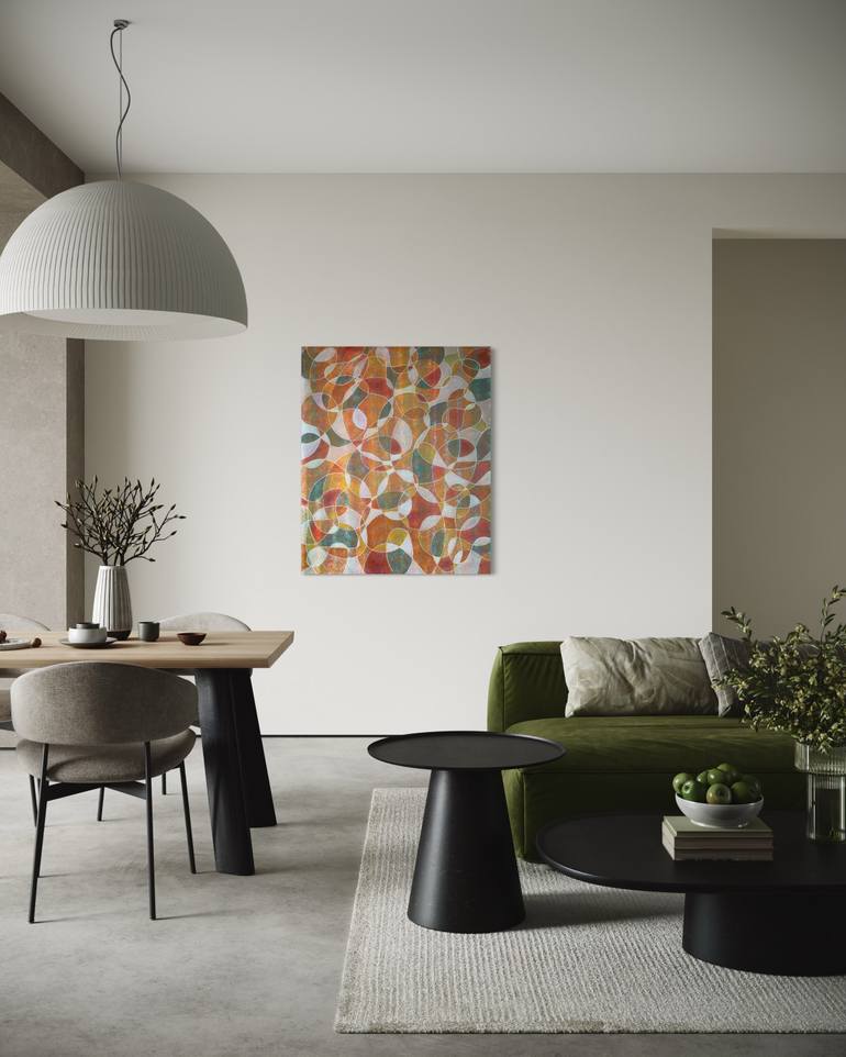 Original Abstract Expressionism Abstract Painting by Maarit Korhonen