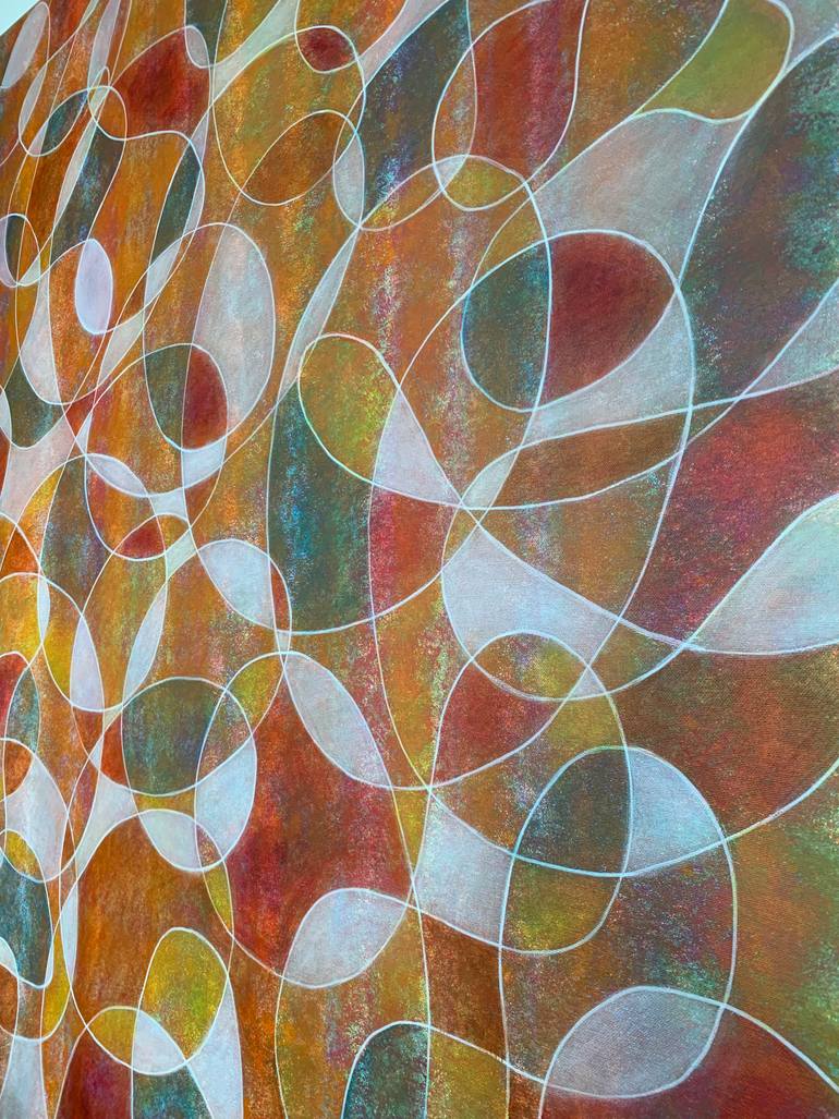 Original Abstract Expressionism Abstract Painting by Maarit Korhonen