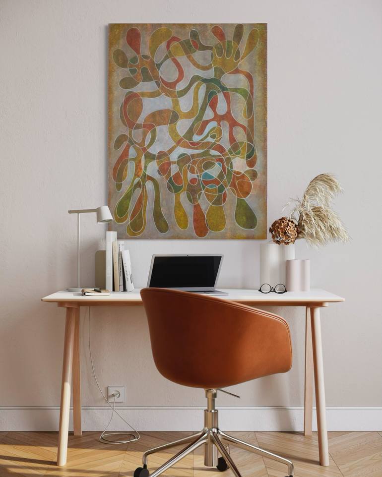 Original Contemporary Abstract Painting by Maarit Korhonen