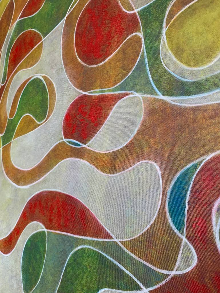 Original Abstract Expressionism Abstract Painting by Maarit Korhonen