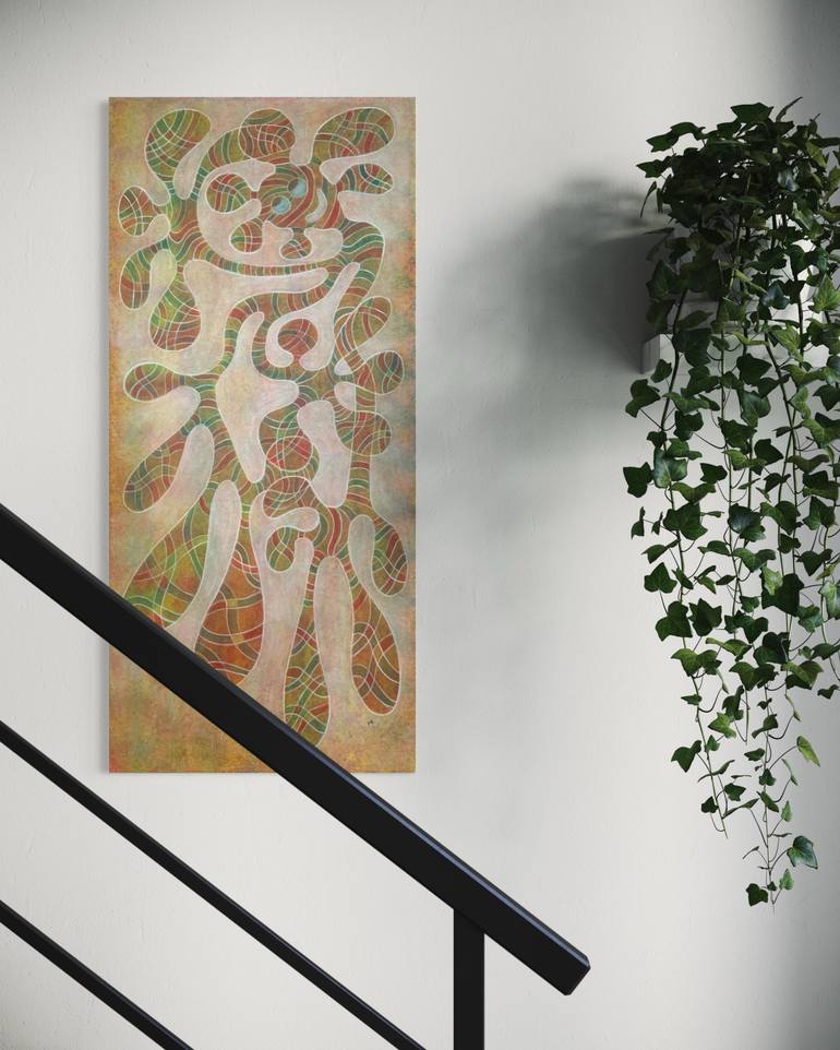 Original Abstract Expressionism Abstract Painting by Maarit Korhonen