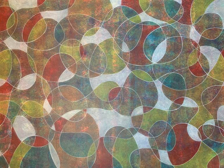 Original Abstract Expressionism Abstract Painting by Maarit Korhonen