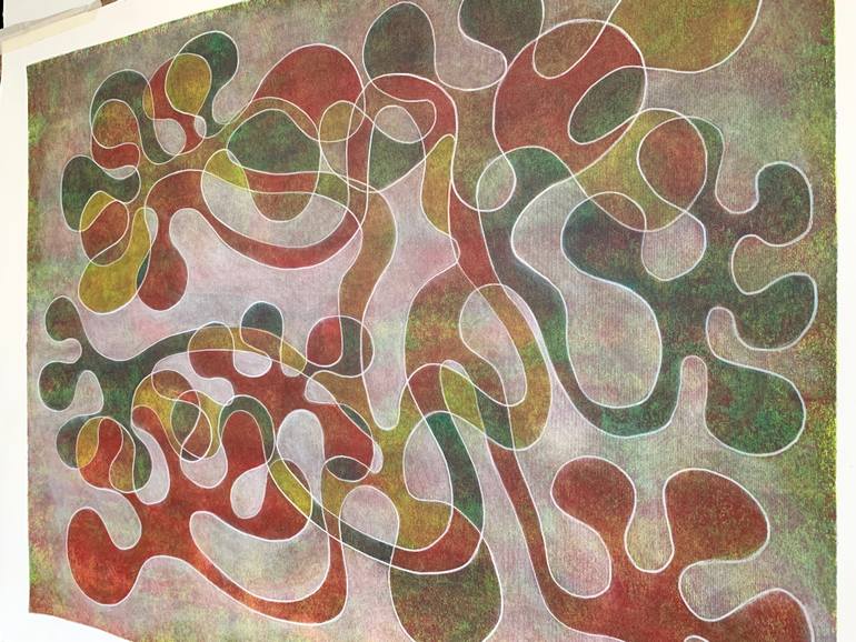 Original Contemporary Abstract Painting by Maarit Korhonen