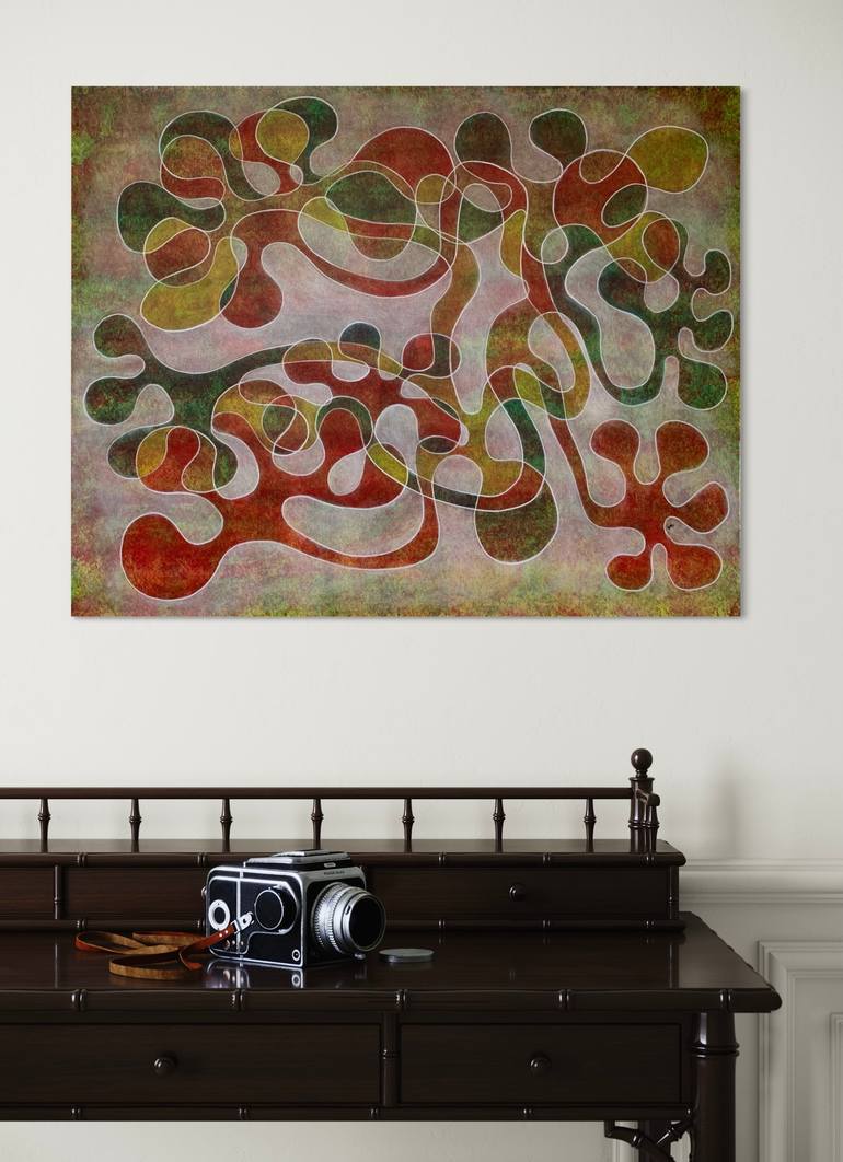 Original Contemporary Abstract Painting by Maarit Korhonen