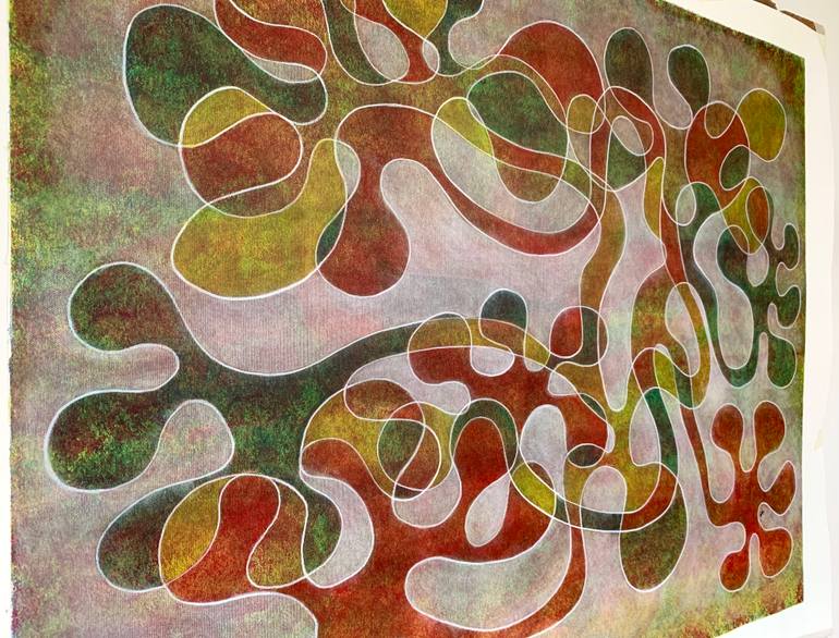 Original Contemporary Abstract Painting by Maarit Korhonen