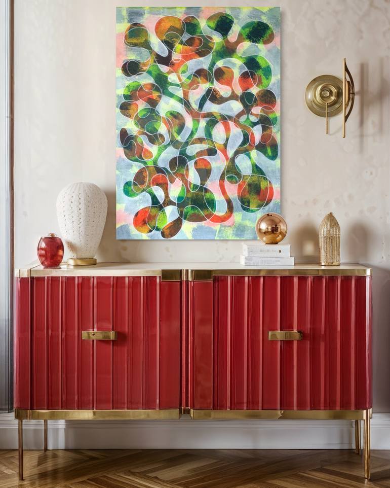 Original Contemporary Abstract Painting by Maarit Korhonen