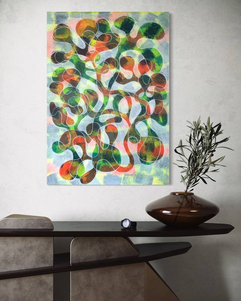 Original Contemporary Abstract Painting by Maarit Korhonen