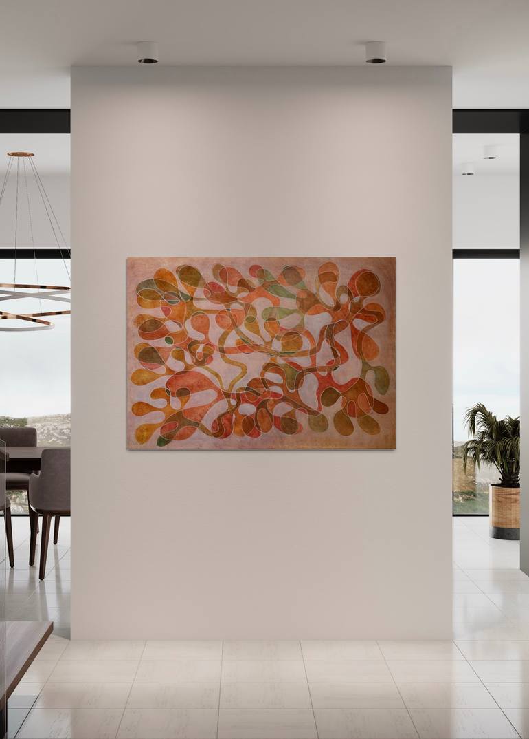 Original Contemporary Abstract Painting by Maarit Korhonen
