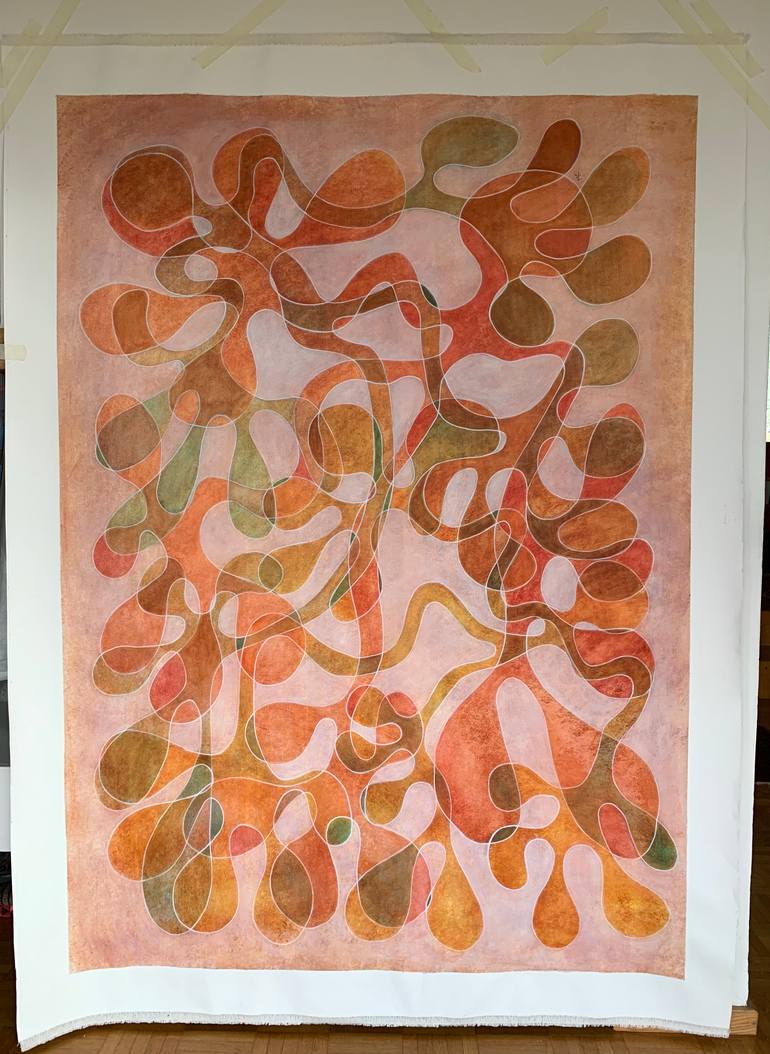 Original Contemporary Abstract Painting by Maarit Korhonen