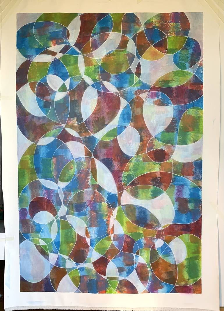 Original Abstract Painting by Maarit Korhonen