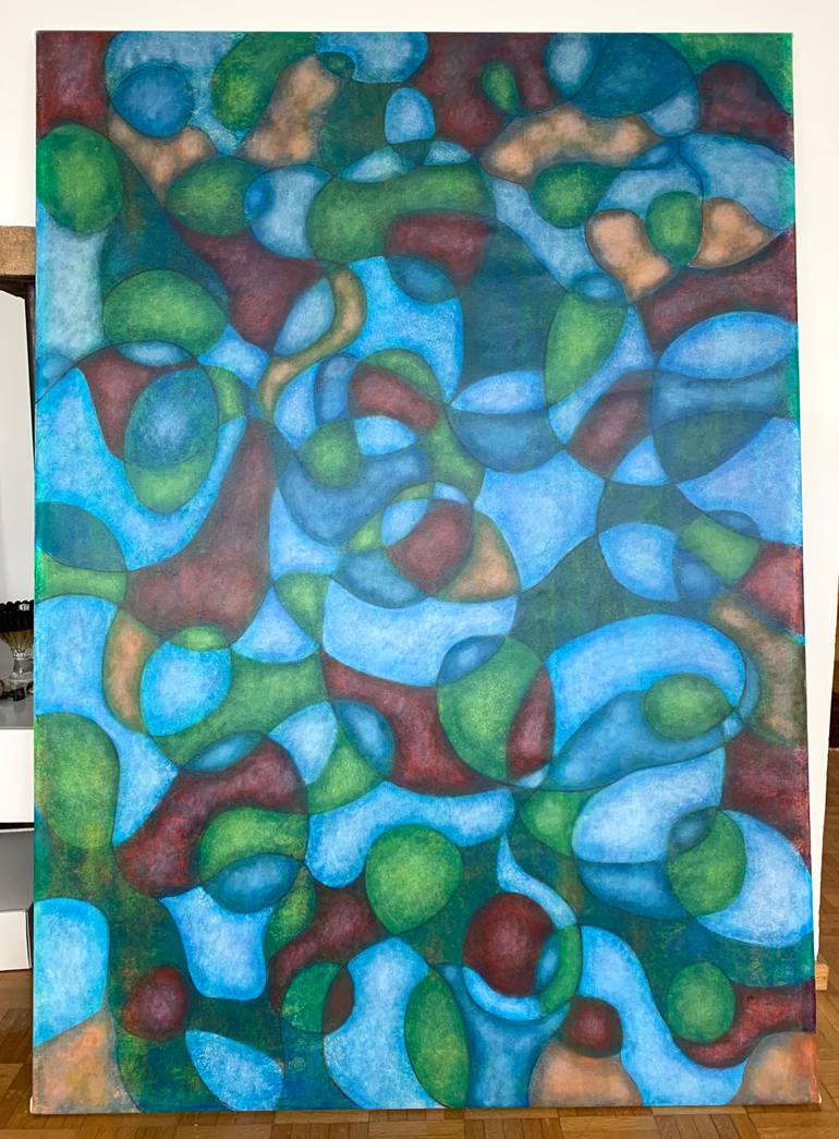 Original Contemporary Abstract Painting by Maarit Korhonen