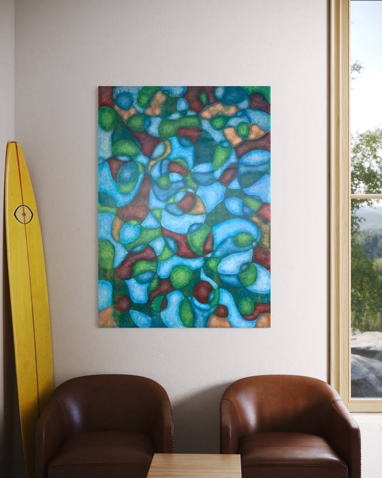Original Contemporary Abstract Painting by Maarit Korhonen