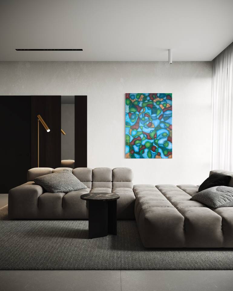 Original Contemporary Abstract Painting by Maarit Korhonen