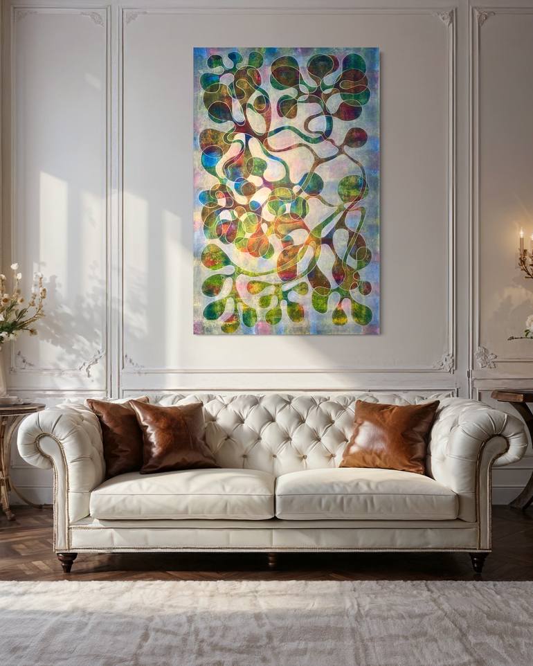 Original Contemporary Abstract Painting by Maarit Korhonen