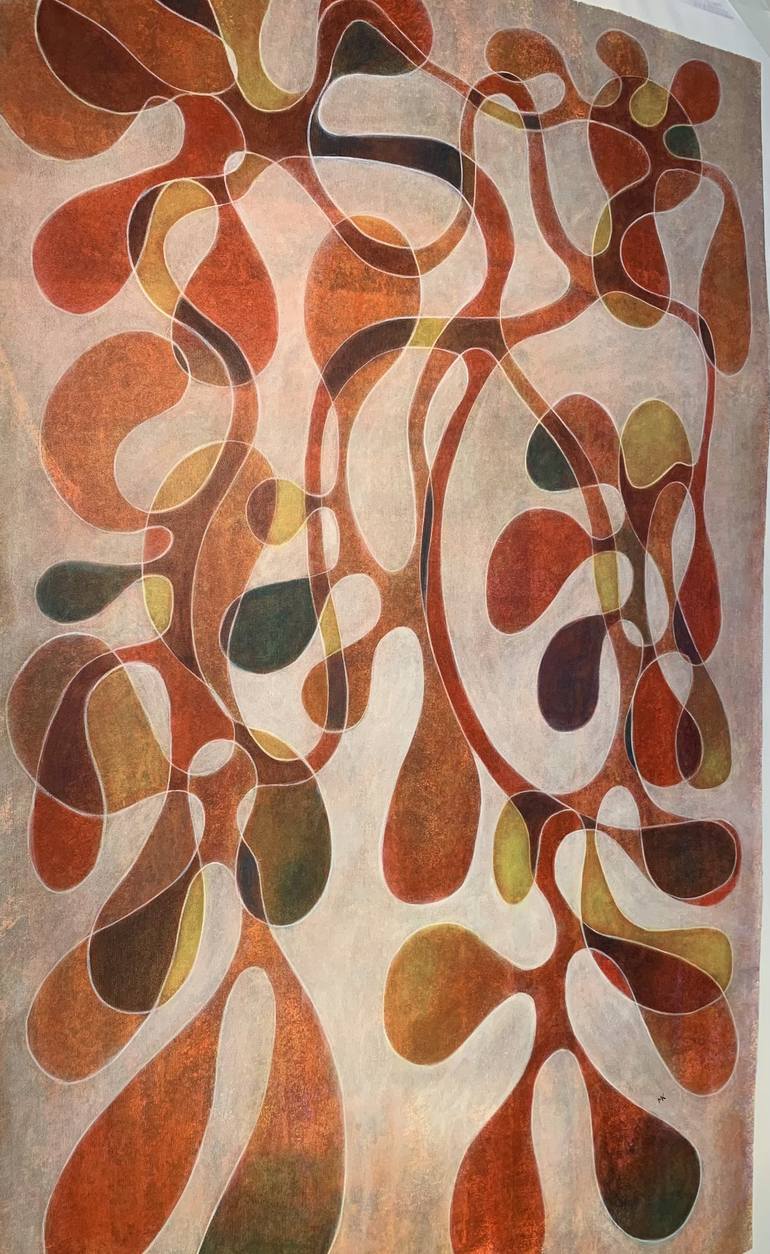 Original Contemporary Abstract Painting by Maarit Korhonen