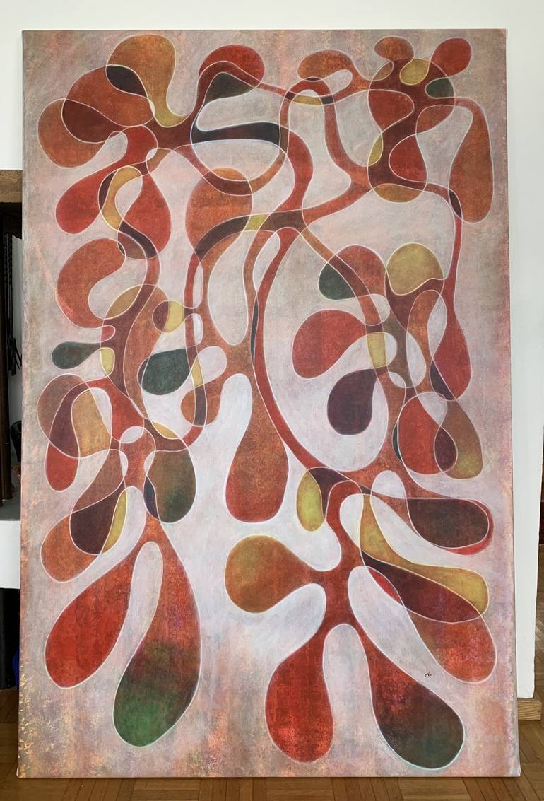 Original Contemporary Abstract Painting by Maarit Korhonen