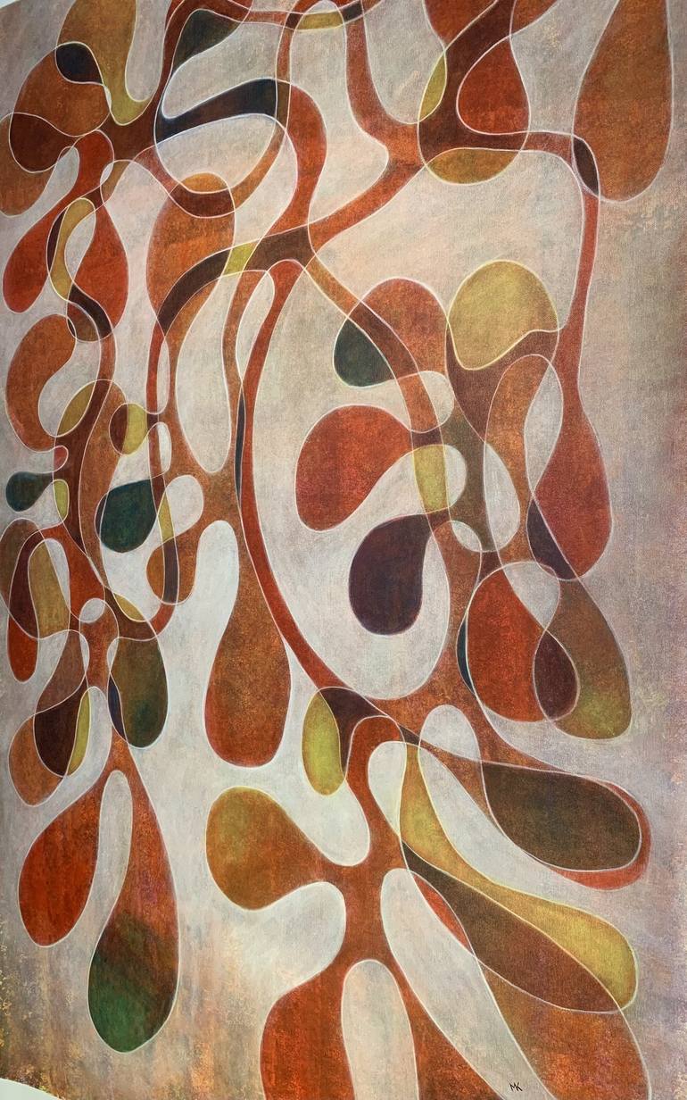 Original Contemporary Abstract Painting by Maarit Korhonen