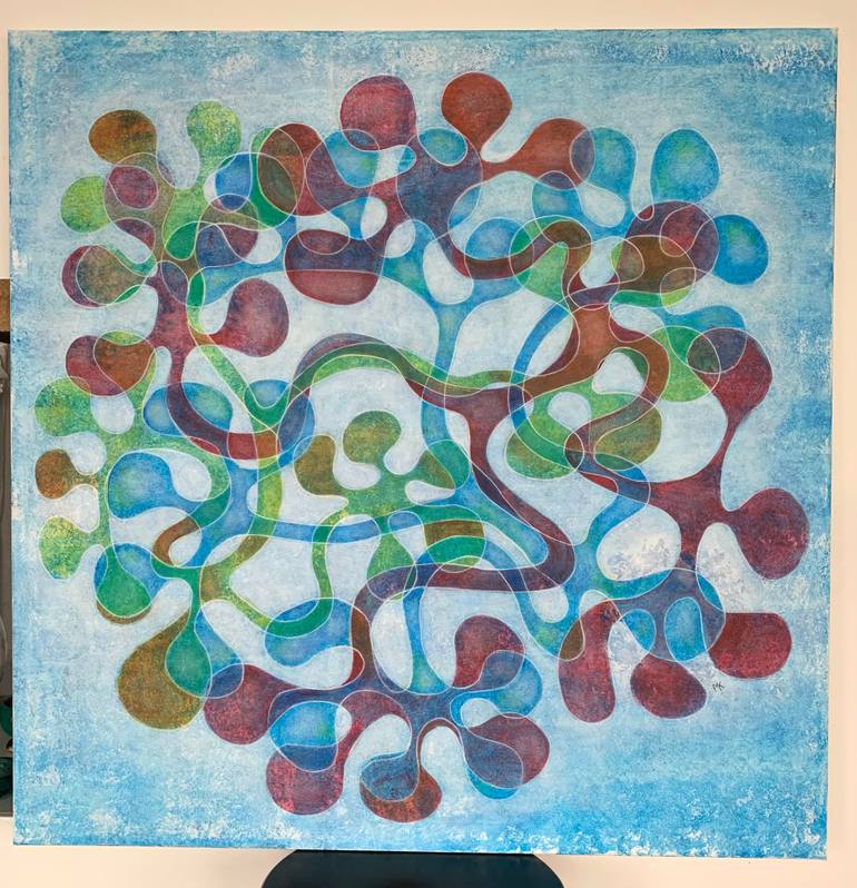 Original Contemporary Abstract Painting by Maarit Korhonen