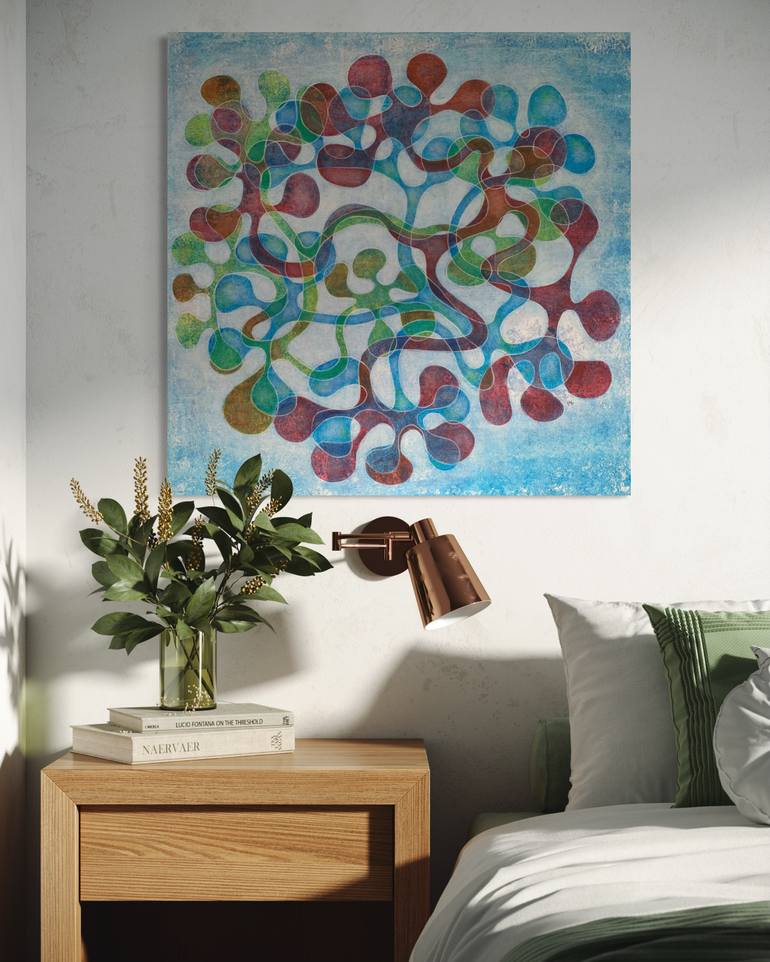 Original Contemporary Abstract Painting by Maarit Korhonen