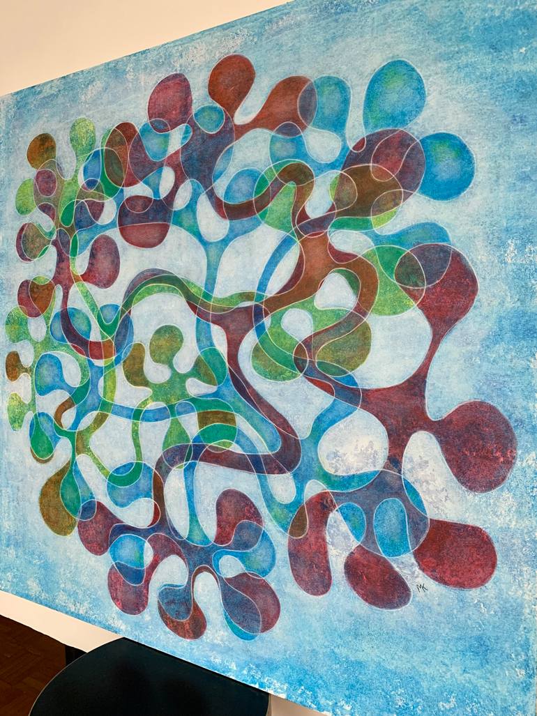 Original Contemporary Abstract Painting by Maarit Korhonen