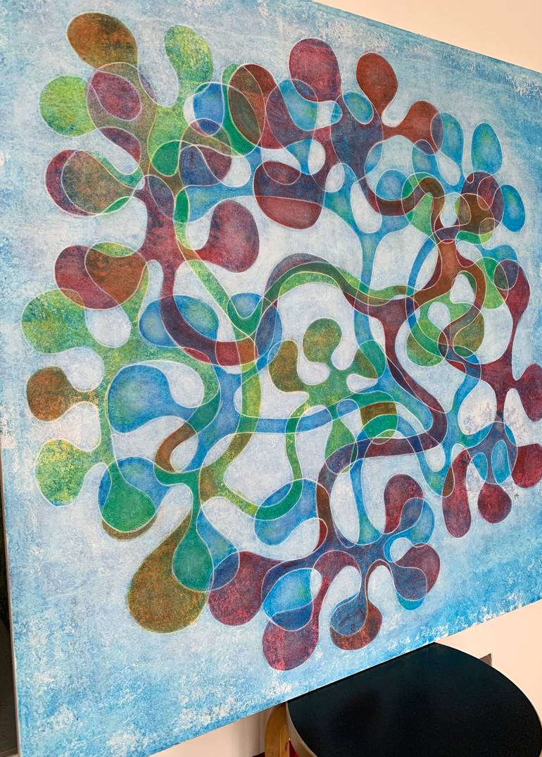 Original Contemporary Abstract Painting by Maarit Korhonen