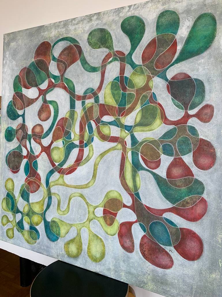 Original Contemporary Abstract Painting by Maarit Korhonen