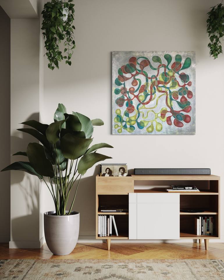 Original Contemporary Abstract Painting by Maarit Korhonen