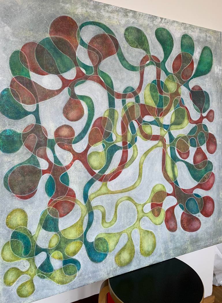 Original Contemporary Abstract Painting by Maarit Korhonen