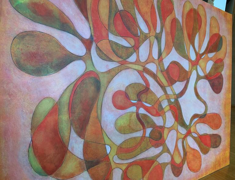 Original Abstract Expressionism Abstract Painting by Maarit Korhonen