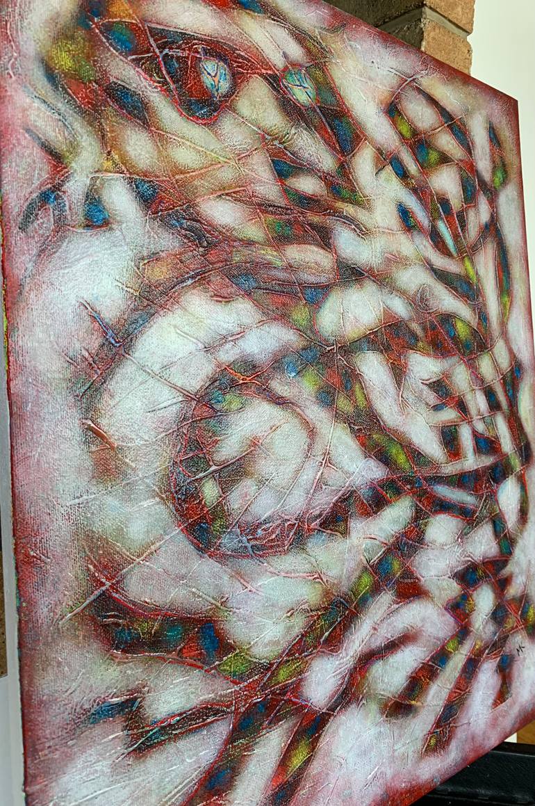 Original Expressionism Abstract Painting by Maarit Korhonen