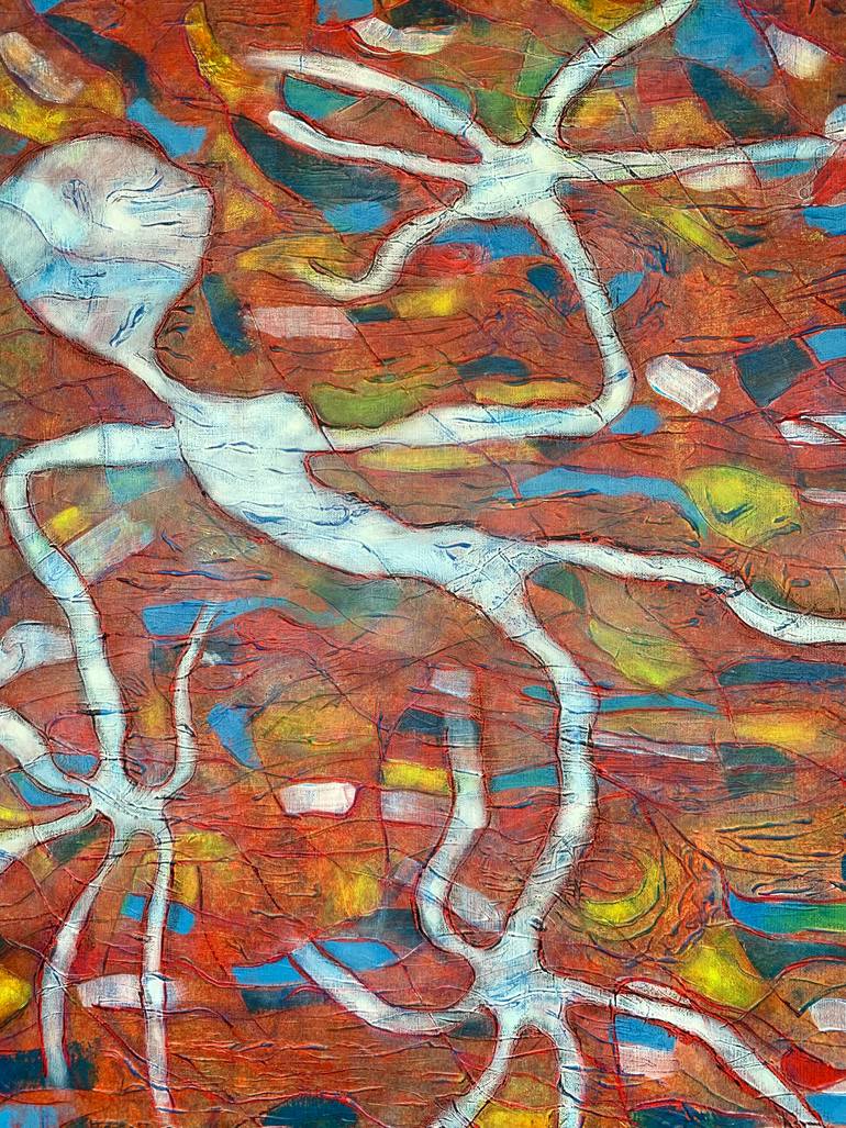 Original Contemporary Abstract Painting by Maarit Korhonen