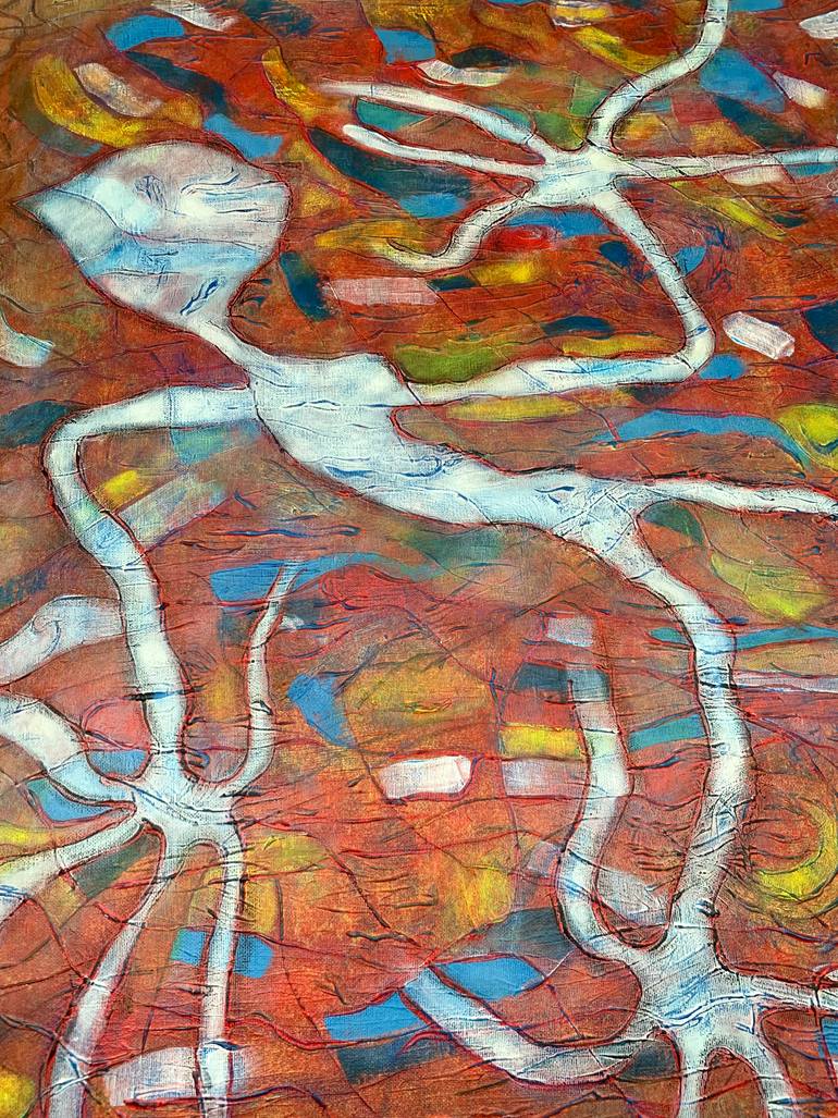 Original Contemporary Abstract Painting by Maarit Korhonen