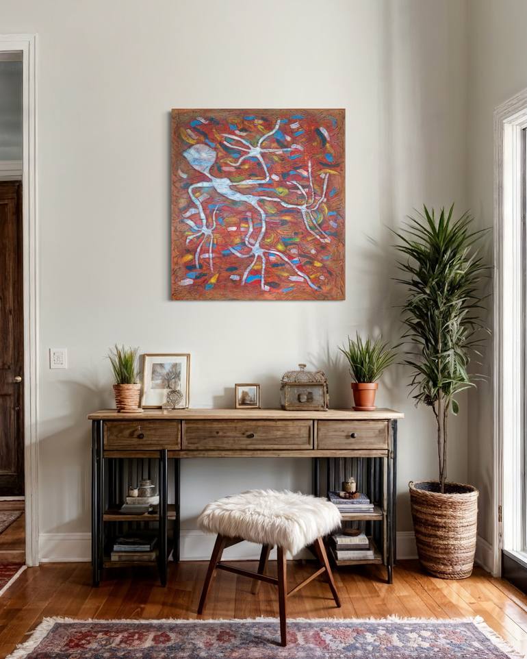 Original Contemporary Abstract Painting by Maarit Korhonen