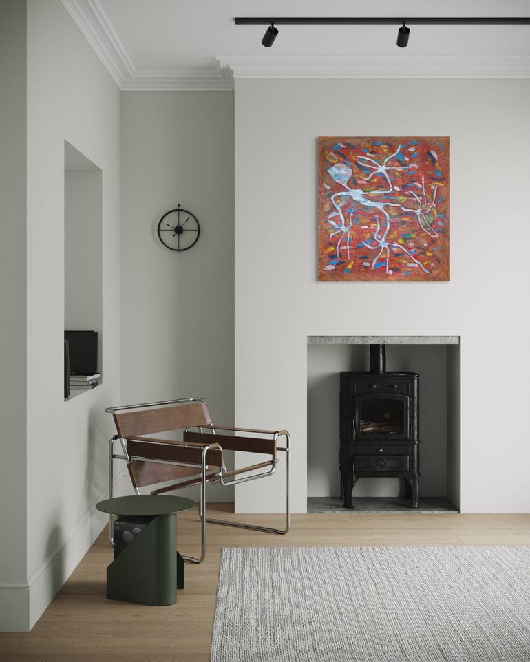 Original Contemporary Abstract Painting by Maarit Korhonen
