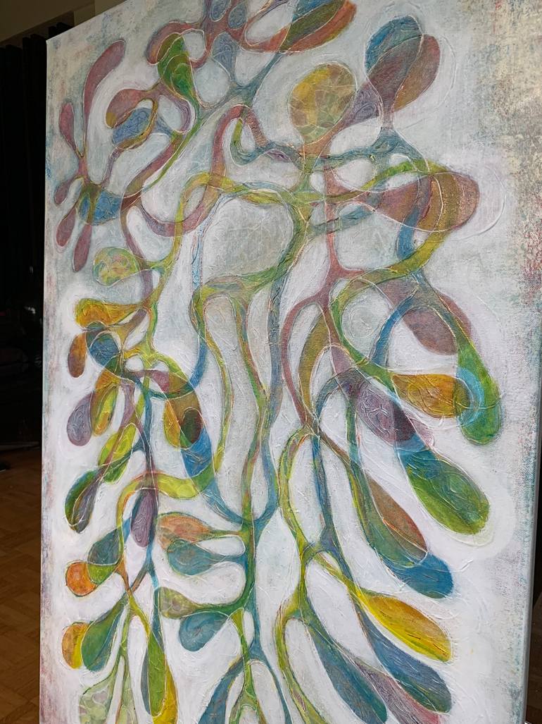 Original Contemporary Abstract Painting by Maarit Korhonen