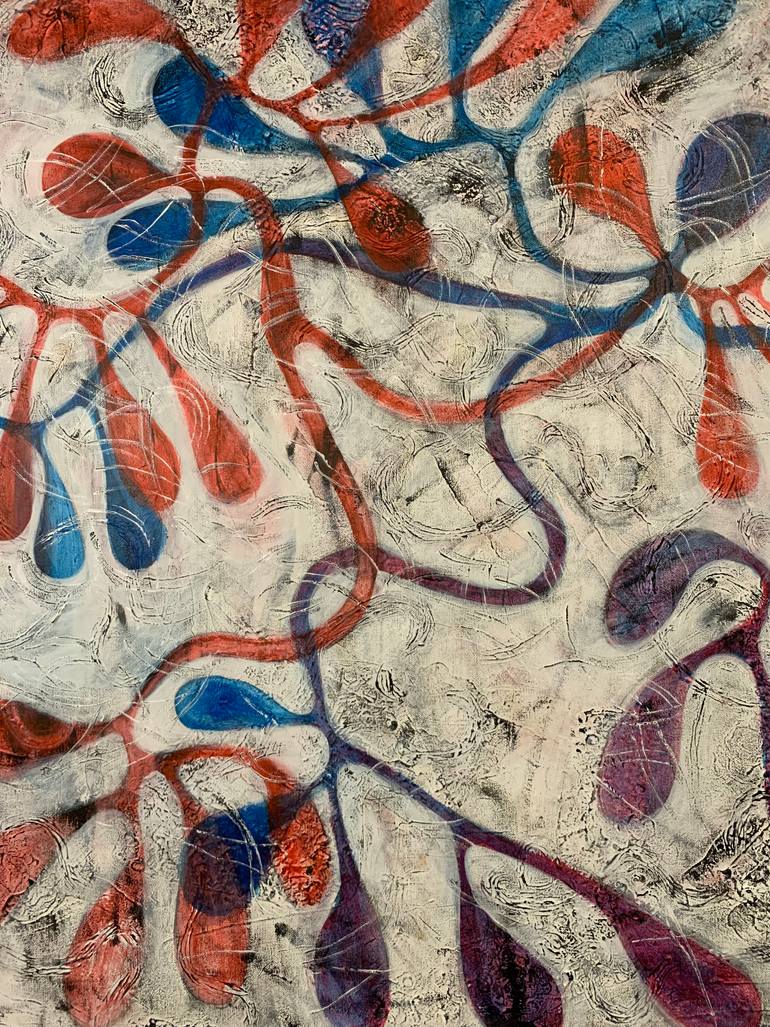 Original Contemporary Abstract Painting by Maarit Korhonen