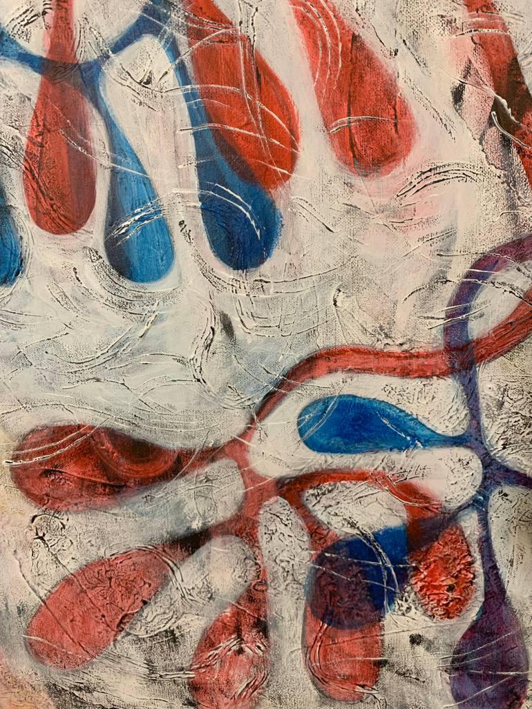 Original Contemporary Abstract Painting by Maarit Korhonen