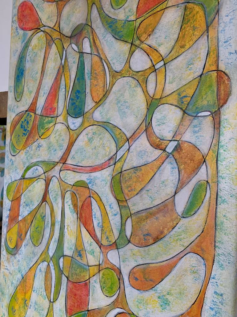 Original Contemporary Abstract Painting by Maarit Korhonen