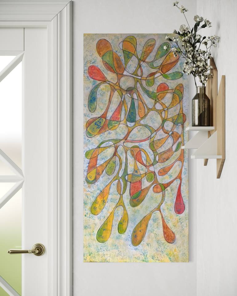 Original Contemporary Abstract Painting by Maarit Korhonen