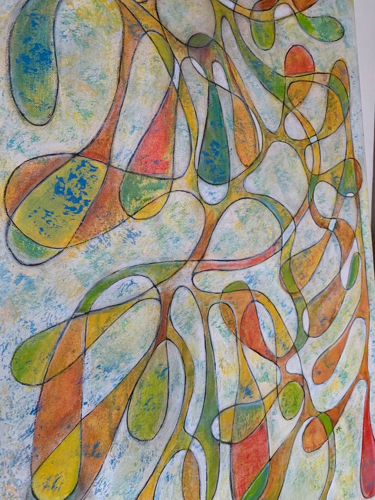 Original Contemporary Abstract Painting by Maarit Korhonen
