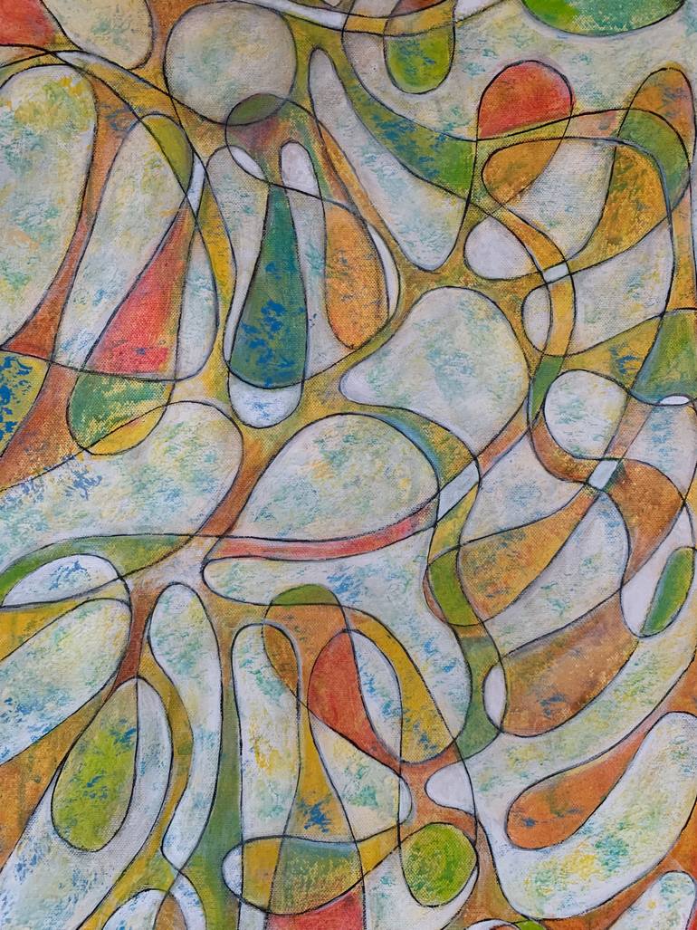Original Contemporary Abstract Painting by Maarit Korhonen