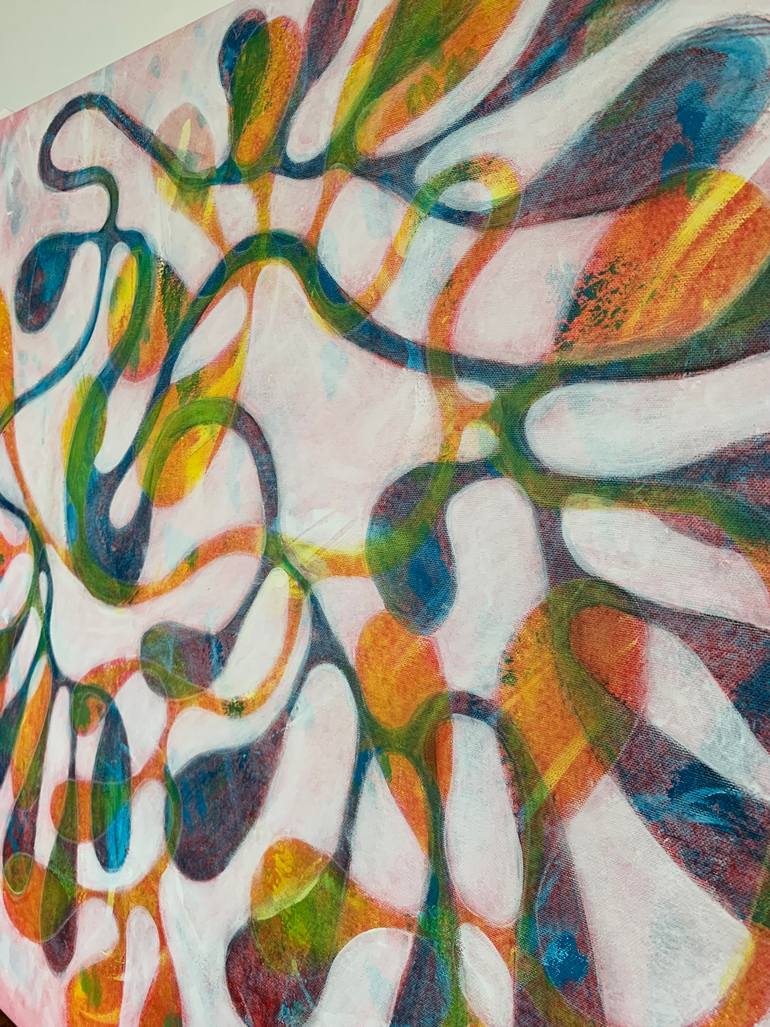 Original Abstract Expressionism Abstract Painting by Maarit Korhonen